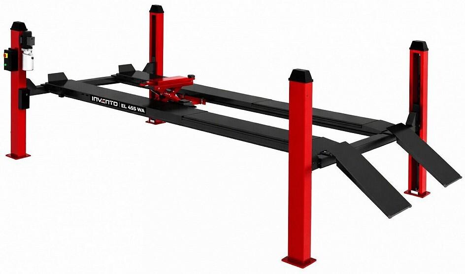 5.5t 5200mm 4-post lifter elektrohüdr. sillareg. el 455wa invento