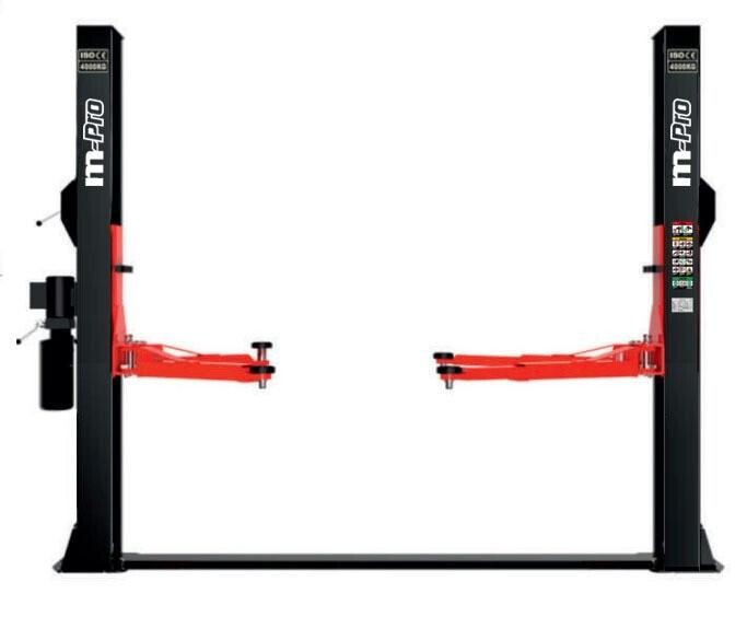 4.0t 2-post lift electrohydraulic lower beam. 400v m-pro