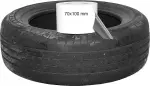 rehvikleebis, white, 70x100/ 500pc. roll (tyre plus)