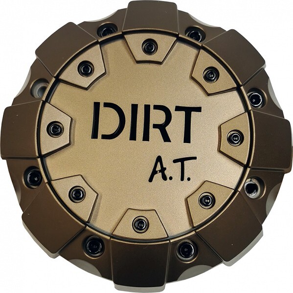 dirt a.t. d05 wheel Caps. (bronze)