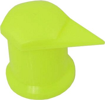 rattamutri kate/kaitse m33 plast/ kollane noolega kapsel