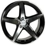 ACC Sport 5 must poleeritud 66,6 15x6,5 5x112 Offset 38