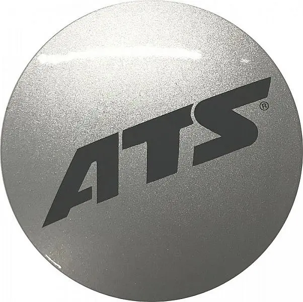 ats колпачок n23. серебристый/ черный логотип