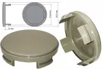 Caps 53mm ( without logo), grey, ford-oe- for wheel (oe- no:6m21-1003-aa)