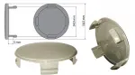 Caps 56,5mm ( without logo), grey, mini-oe- for wheel (oe- no:3613 171 069)