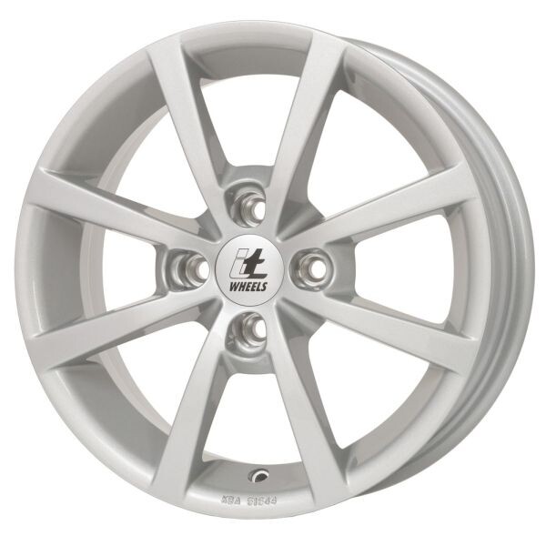 6.5x16, 4x108, CH 63,4, ET: 45; диск алюминия ITWHEELS Alisia блестящий серебристый