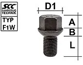 polt pk14x1.50/19/19 (pk/r14. p36. ch19) vw t3