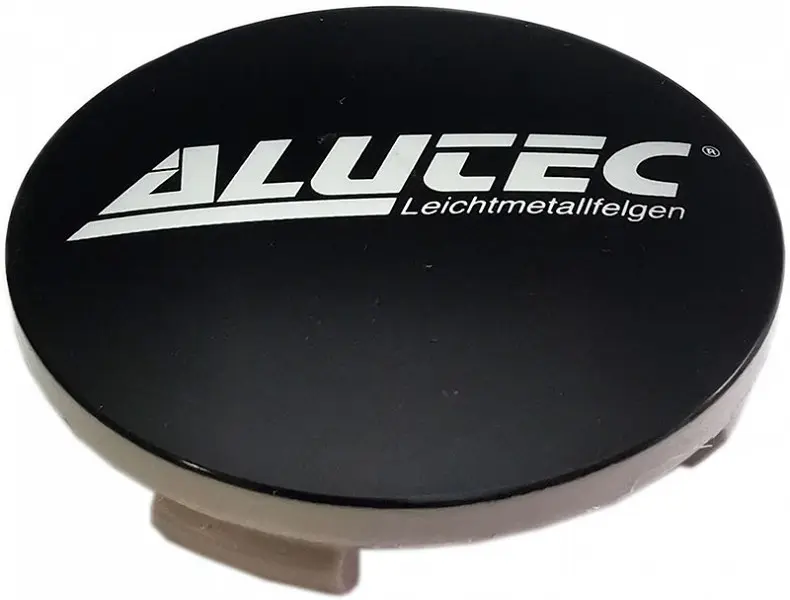 alutec колпачок n23 черный/серебристый логотип 60/56 mm