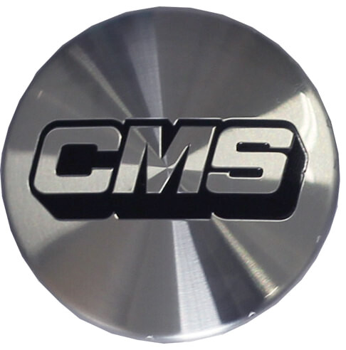 cms колпачок, alum. покрытьем, черный логотип, 60mm