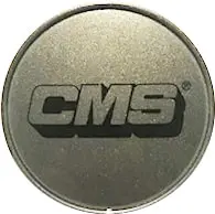cms kapsel, hall metallik, must logo, 67mm