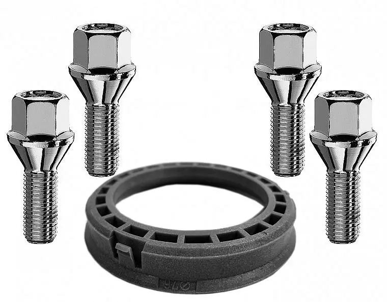 ronal kit ( Центрирующее кольцо 68,0-58,1 1шт.) + (p12x1,25/32/17, 4шт.)