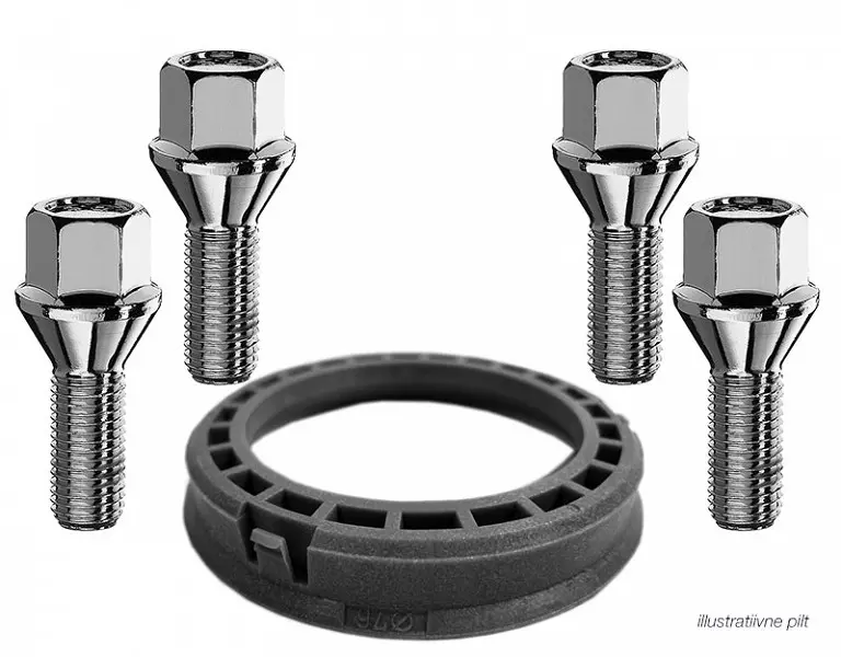 ronal kit ( mounting ring 68,0-60,1 1pc.) + (p12x1,50/28/17, 4pc.)