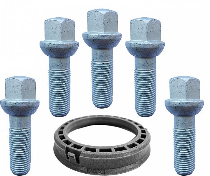 ronal kit ( Центрирующее кольцо 76,0-66,45 1шт.) + (pk12x1,50/30/17, r13, 5шт.)