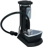 foot pump compact with pressure gauge dresco