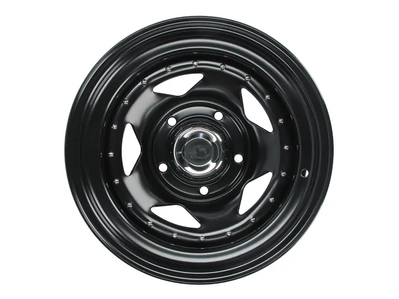 диск сталь OFF ROAD " черный FURY" цвет: черный/ крышка хром Jeep размер 15x7 ET -10 poldivalem : 5X114.3 диаметр. cent: 73,5mm