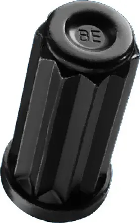 edge x nut mt14x1.50/55/- ( closed. p40/55). black iso 8