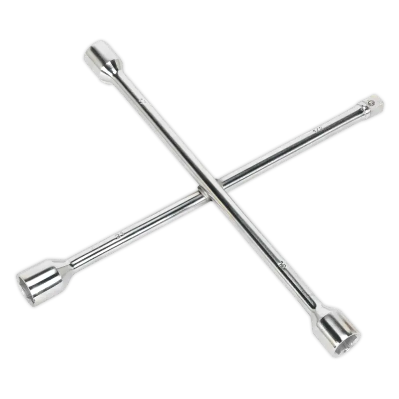 Ключ колесный крестообразный 1/2" 17, 19, 21mm Sealey