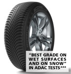 Sõiduauto/maasturi lamellrehv 285/30R20 MICHELIN PILOT ALPIN 5 99V XL (*) RP Studless CCB74 3PMSF