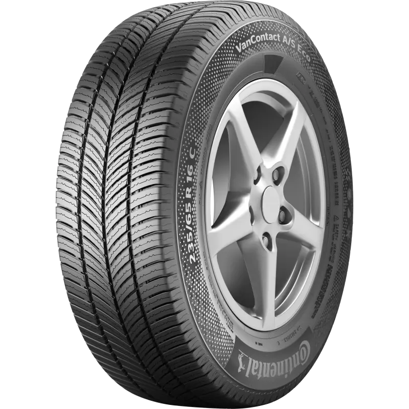 205/75R16 110T Continental VanContact A/S Eco, Круглогодичный, для микроавтобуса шина C, 3PMSF, M+S, EV