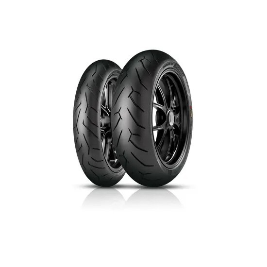 motorcycle road tyre pirelli 180/55zr17 tl 73w diablo rosso ii rear