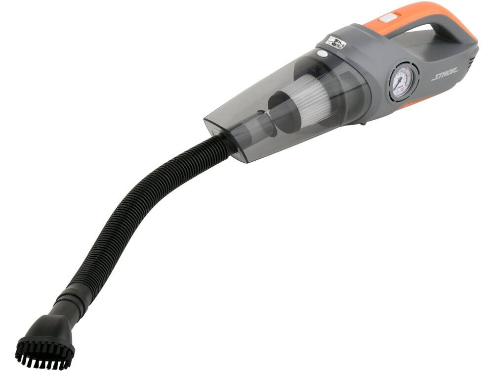 vacuum cleaner for passenger car with tire compressor 80w 12v cigarette lighter socket