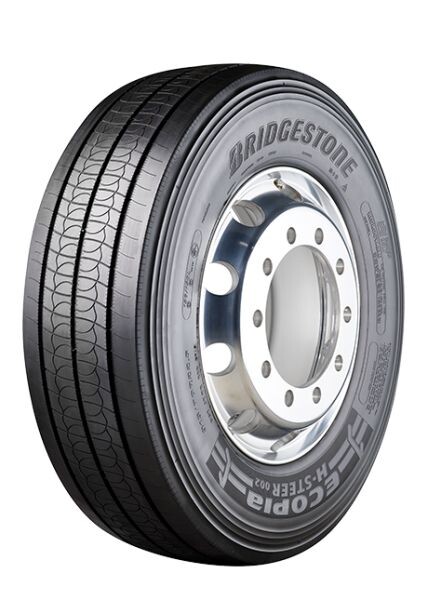 355/50R22.5 Ecopia H-Steer 002, BRIDGESTONE, шина для грузовика, Long distance, передний, 3PMSF, M+S, 156L,