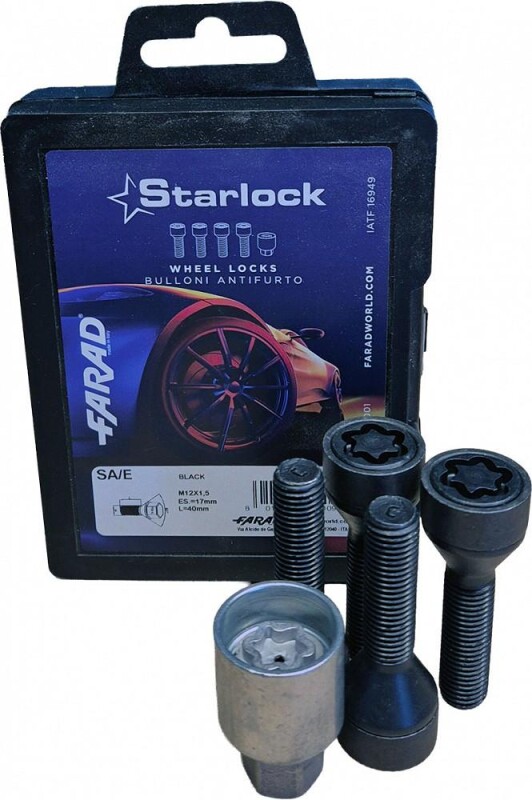 стопорный болт. p12x1.50/40/17 (p40. ch17) sa/e blk. starlock черный