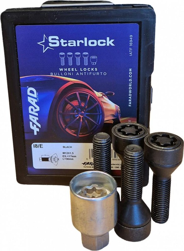 стопорный болт. p12x1.50/36/17 (p36. ch17) i8/e blk starlock черный