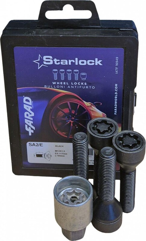 lukustusp. p12x1.50/45/17 (p45. ch17) sa2/e blk. starlock black