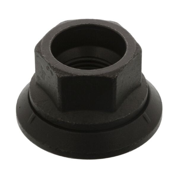 Wheel nut front/rear 7/8"-14UNFx30/36mm (Phosphate conversion coated / Steel, open end) fits: VOLVO B12, F10, F12, F16, FH12, FH16, FL10, FL12, FL7, FM7, FM9, N10, NH12 01.73-