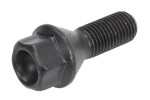 =FE07265 bolt wheel FEBI (36 13 1 095 390) M12X1,5X26/50 (black), Wrench 17, BMW series 1, 3, 5, 6, 7, MINI