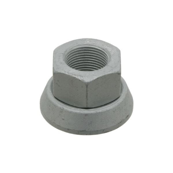 Wheel nut front/rear M22x1,5 x30mm (Galvanised / Steel, open end) fits: RVI C, G, KERAX, MAGNUM, MAJOR, MIDLINER, MIDLUM, PREMIUM, PREMIUM 2, R 10.80-