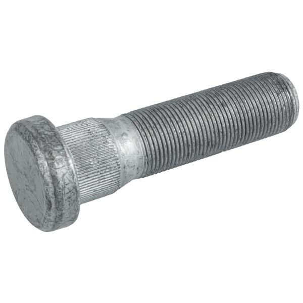 wheel bolt front part/rear M22x1,5 x88/98mm (thread length 60mm, galvanized / steel) suitable for: RVI C, K, KERAX, PREMIUM 2; VOLVO 7300, 8500, 8700, 9700, 9900, B12, B7, FE II, FH, FH II 09.85-