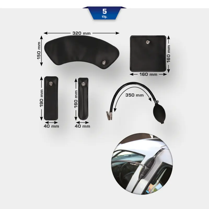 survepatjade set, 5 pc