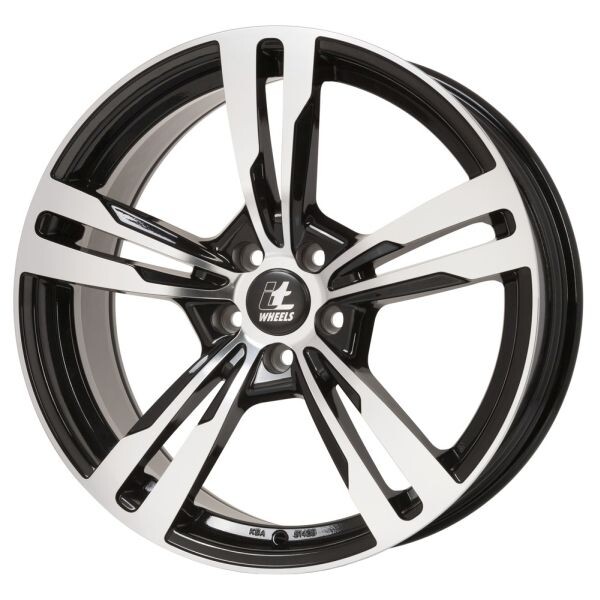   8.0x18, 5x120, CH 72,6, ET: 42; диск алюминия ITWHEELS Anna Gloss черный полированный