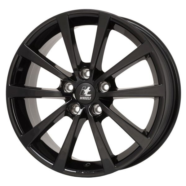   7.0x17, 5x120, CH 72,6, ET: 35; velg alumiinium ITWHEELS Alice Gloss black
