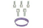 komplekt paigaldus (FZ29 74.1-72.6; B B12 60° koonus M12x1,5 L26; 1 kit / 1 velg - 5 auku)