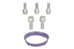 komplekt paigaldus (FZ29 74.1-72.6; B C17F30 60° koonus M14x1,25 L30; 1 kit / 1 velg - 5 auku)