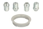 komplekt paigaldus (FZ02 63.3-54.1; N D2 60° koonus M12x1,25; 1 kit / 1 velg - 4 auku)