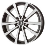   7.5x18, 5x112, CH 66,5, ET: 35; wheel aluminium ITWHEELS Alice Gloss black polished