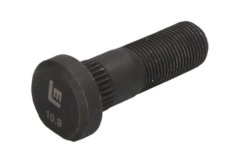 Wheel bolt rear M18x1,5 x60/68mm (thread length 34mm, Galvanised / Steel) fits: IVECO DAILY II, DAILY III, DAILY IV, DAILY V 05.96-02.14