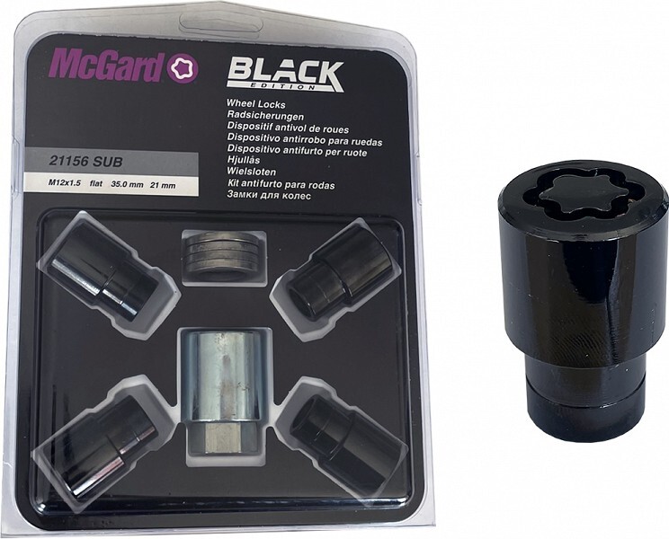 lukustusm. mcgard (black) ms12x1.50/15/35/21 (with washer. p15/35. ch21)