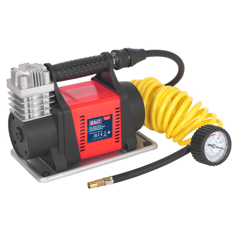 SEALEY Mini kompressor 12V, Heavy-Duty 50 l/min.