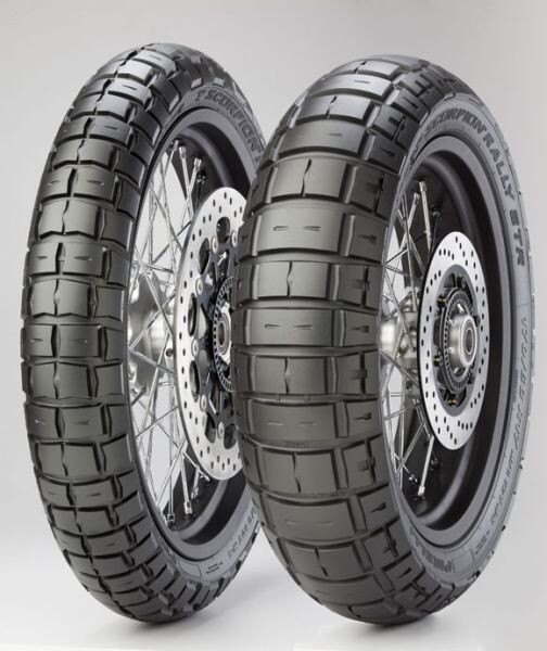 [2865100] On/off enduro tyre PIRELLI 110/80R19 TL 59V M+S SCORPION RALLY STR front part