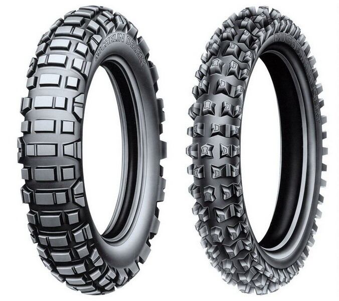 motorcycle off-road tyre michelin 140/80-18 tt 70r desert race rear