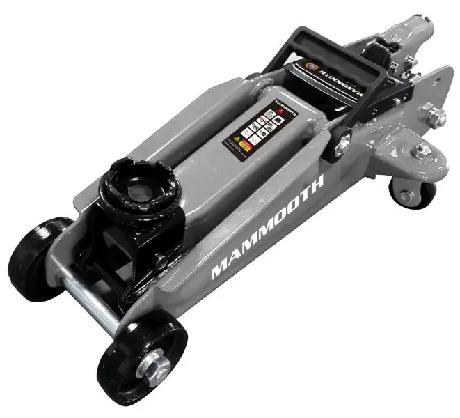 lifter mobile hydraulics  , lifting capacity: 2000kg, minimum height lifting 135 mm, max height lifting: 305 mm, mobile, number pistons: 1, paint: grey