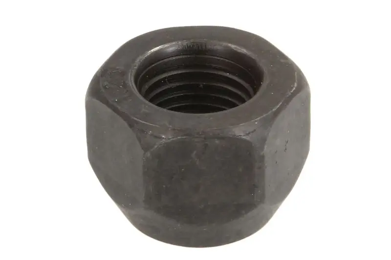 nut wheel front - rear M12x1,25 (cone, nut otwarta black)