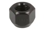 nut wheel front - rear M12x1,5 (cone, nut otwarta black)