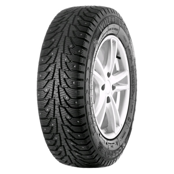 Kaubiku naastrehv 225/65RR16C WOLF Nord Cargo (taastatud) 112/110Q Taastatud rehv! WOLF rehvid NORD rehvid on loodud karmi kliimaga riikide talvist perioodi arvesse võttes, millel on suurepärane haardumine jääl ja lumel. Tugevdatud küljed ja spetsiaalne turvise muster tagavad pika tööea.