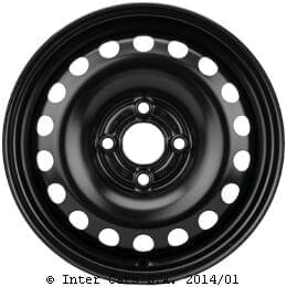 5J x14 H2; steel wheel; Volkswagen: UP / Lupo II 06/11-; Seat Mii 06/11-; Skoda Citigo 06/11-